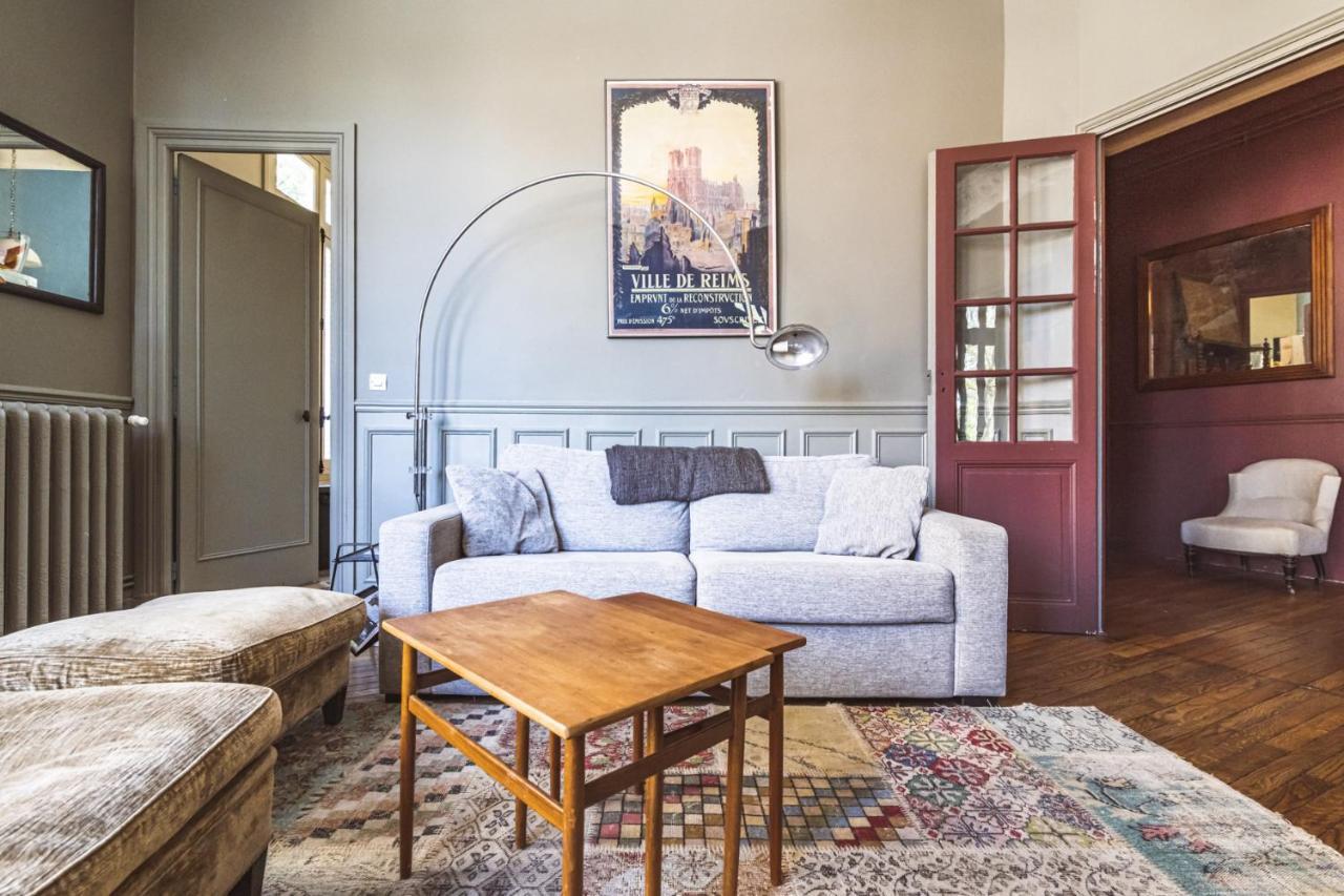 Apartmán Au Pied De La Cathedrale #Vuemagique Remeš Exteriér fotografie