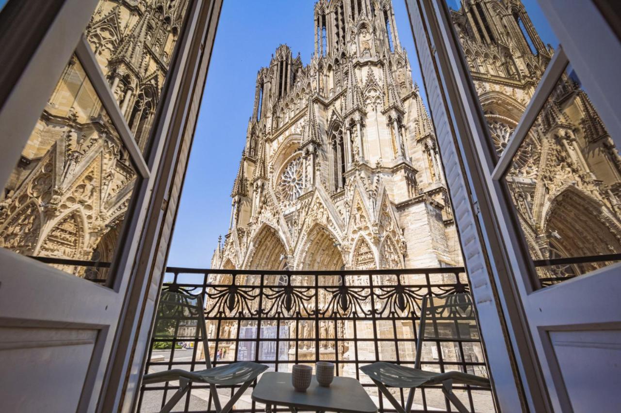 Apartmán Au Pied De La Cathedrale #Vuemagique Remeš Exteriér fotografie