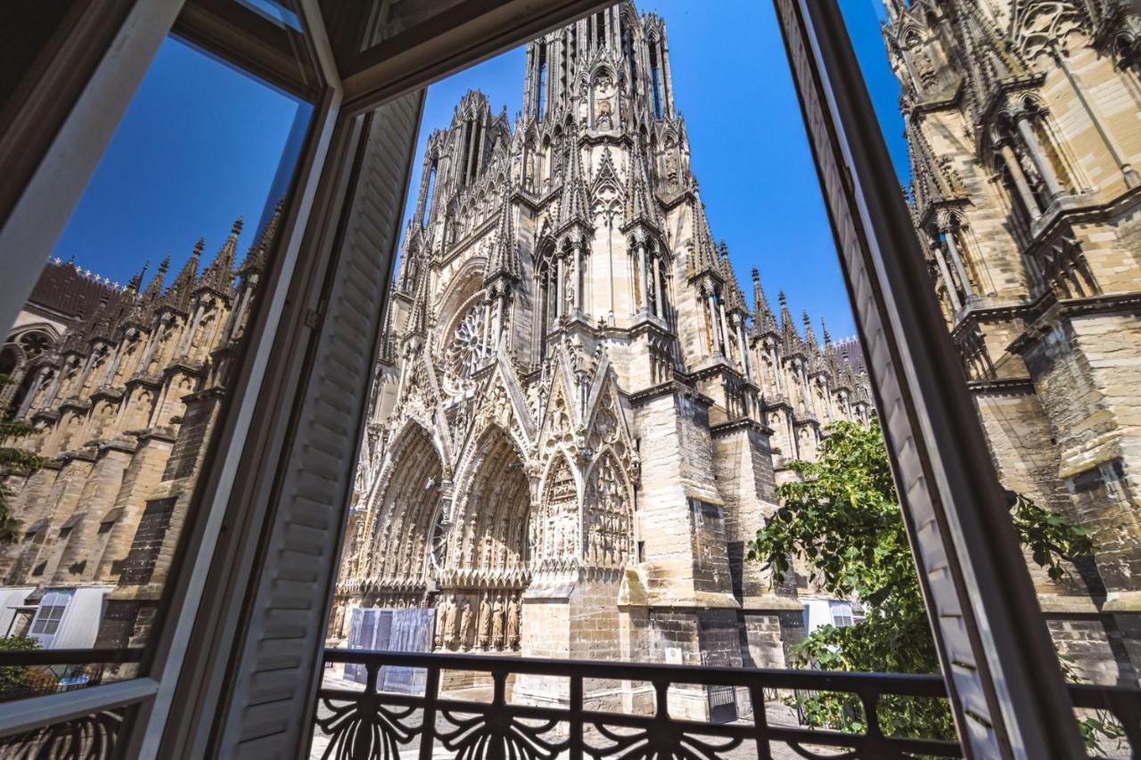 Apartmán Au Pied De La Cathedrale #Vuemagique Remeš Exteriér fotografie